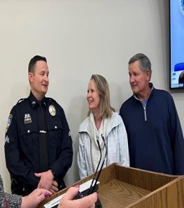 Corporal Majewski honored for 20 years of service to Fenwick