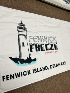 Fenwick Freeze beach towel